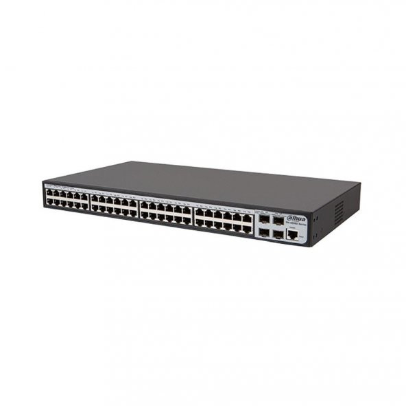 Dahua S5500-48GT4XF 48 Port Gigabit Eternet 4 Port 10G SFP 1 Port Konsol 52 Port Ethernet Switch