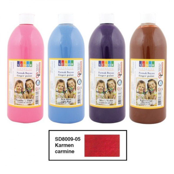 Südor Parmak Boyası 500 ML Karmen Kırmızı SD8009-05 - 2