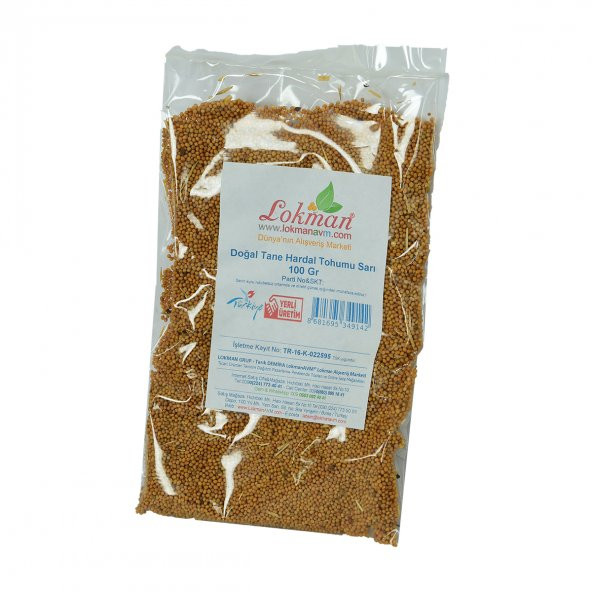 Hardal Tohumu Tane Doğal Sarı 100 Gr Paket - 4