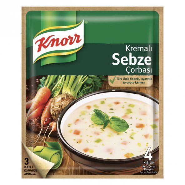 Knorr Çorba Kremalı Sebze x 12 Adet