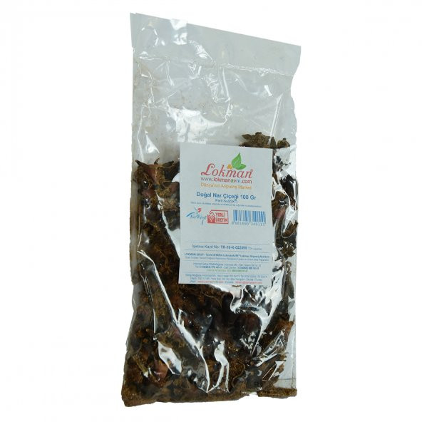 LokmanAVM Nar Çiçeği Doğal 100 Gr Paket - 3