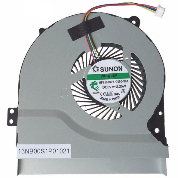 Asus X550CC-XO105H, X550CA-XO270H Fan Orjınal Cpu Cooling Fanı 7mm