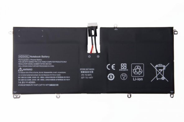 Hp H6D55EA, HD04045XL-PL, TPN-C104 Batarya A+++ Pil Güçlü Güvenli - 1