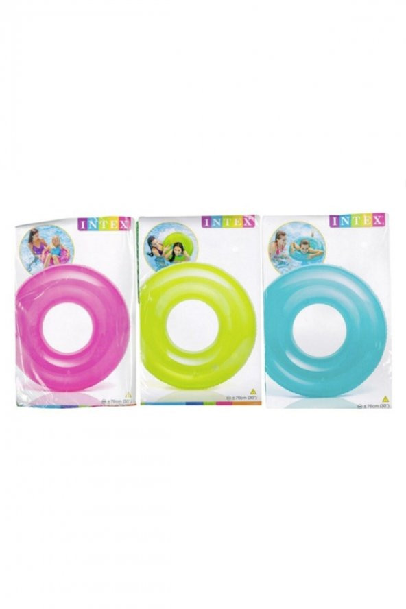 59260 Şeffaf Jumbo Şişme Simit 76 Cm - 6