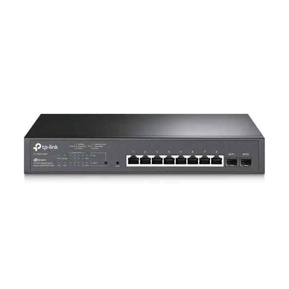 TP-LINK OMADA TL-SG2210MP 10PORT GIGABIT POE SMART SWITCH ürün görseli 1