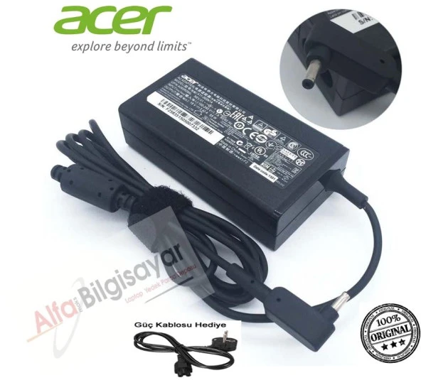 Acer ADP-45AW A, PA-1450-26 ORJINAL Adaptör Acer Şarj Aleti