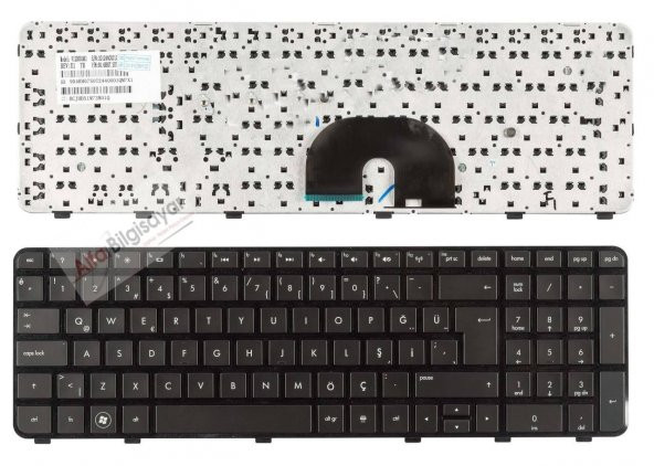 HP Pavilion dv6-6b05et (A3C22EA) Klavye Tuş Takımı Çerçeveli Sıfır Q-Türkçe A++ - 1