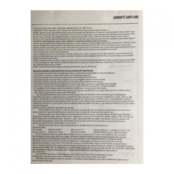 Pronto Vento Serisi Mix Aç Kapa Kuğu Evye Bataryası Oynar Başlı - 7