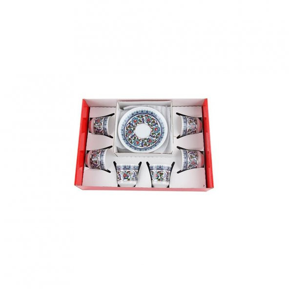 Güral Porselen 12 Kişilik Topkapı Kahve Fincan Takımı GZ12CKT - 4