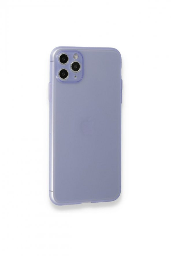 Apple Iphone 11 Pro Max Kılıf Renkli Saydam Transparan Yumuşak İnce Silikon Iphone 11 Pro Max
