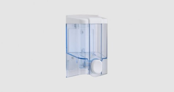 Vialli S2T Hazneli Sıvı Sabun Bulaşık Deterjan Şampuan Duş Jeli Dezenfektan Dispenseri 500 ml Şeffaf - 3