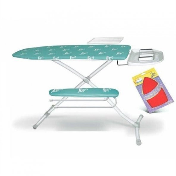 Gazella Squad Luxe Ev Tipi 900 L Turkuaz Ütü Masa Kol Aparatlı