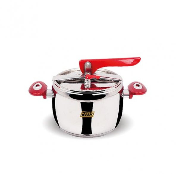 FMS 4 Litre Canım Annem Düdüklü Tencere Kırmızı
