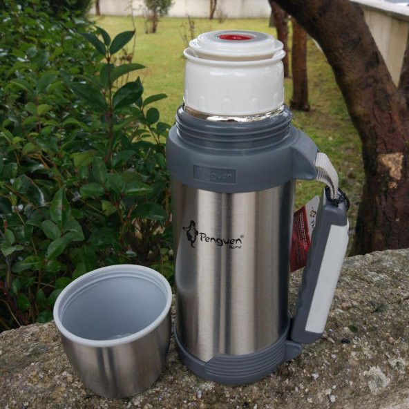 Penguen Avcı 0,75 Litre Çift Katlı Çelik Termos PGN-3012 - 3