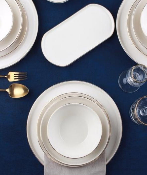 Acar Milenyum Gold 27 Parça Yemek Takımı 12205 - 3