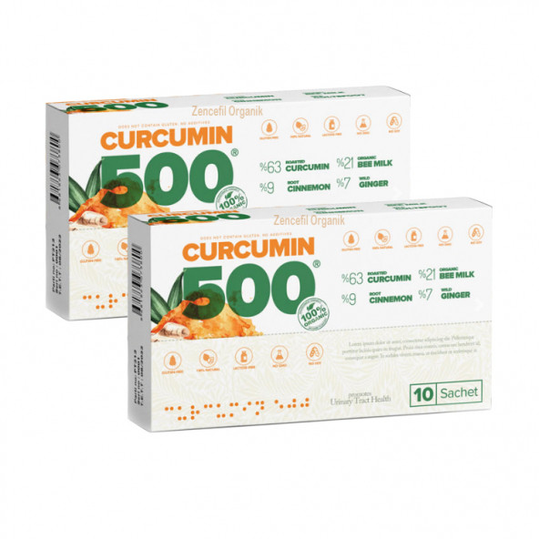2 Kutu Curcumin 500 Altın Yoğurt Kürü Curcumin500 Kurkumin Zerdeçal