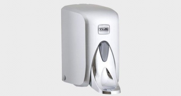 Vialli S5MC Medikal Sıvı Sabun Bulaşık Deterjan Şampuan Duş Jeli Dezenfektan Dispenseri 500 ml Gri - 2