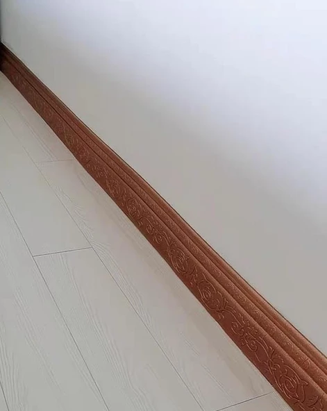 Renkli Duvarlar Kendinden Yapışkanlı Kenar Çıtası Süpürgelik Çerçeve Kemer 8x110cm - 4