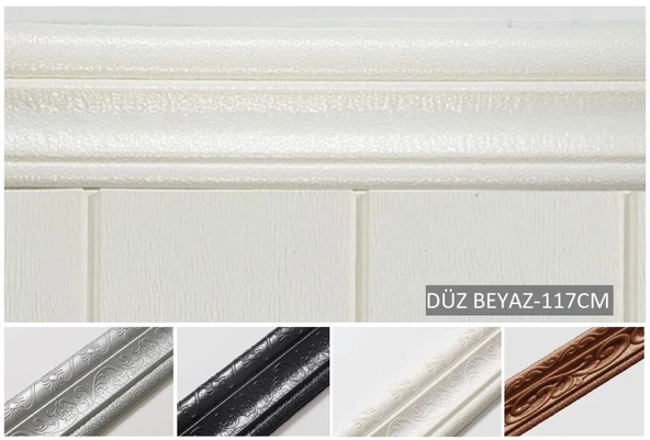 Renkli Duvarlar Kendinden Yapışkanlı Kenar Çıtası Süpürgelik Çerçeve Kemer 8x110cm