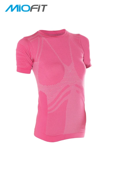 MioFit Kadın Energy Exercise Fit Kısa Kollu Dikişsiz Spor Tişört - Resim 10