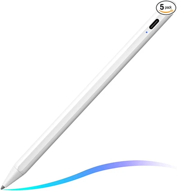 Apple iPad Uyumlu Avuç İçi Reddetmeli Dokunmatik Yazı Kalemi