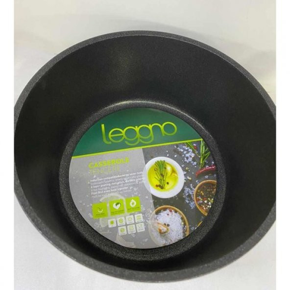 Leggno Colorgy Titanium Tencere Gri 24 cm CLR2828DT24GY - 3