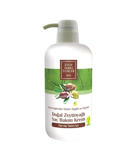 Eyüp Sabri Tuncer Doğal Zeytin Yağlı Saç Kremi 600ml - 4