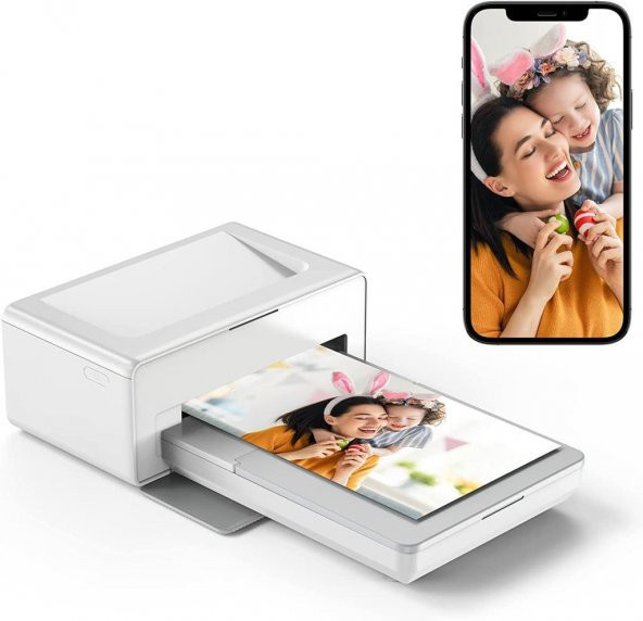 ZJX Bluetooth Fotoğraf Yazıcısı 4x6 Taşınabilir Anında Resim Yazıcısı
