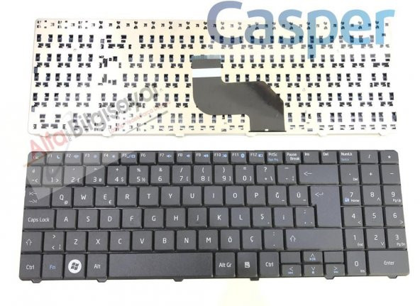 Casper Nirvana NB 15.6 MP-08G66TQ-5287 Uyumlu Klavye, Tuş Takımı