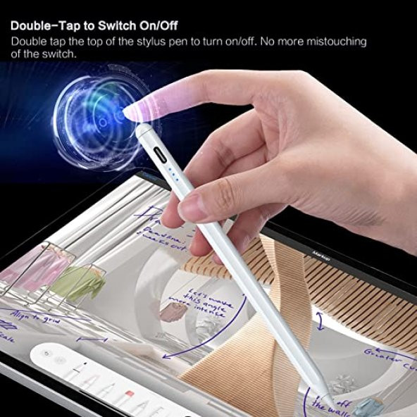 iPad Avuç İçi Reddetmeli Yüksek Eğitim Hassasiyetli Yazı Kalemi - 4