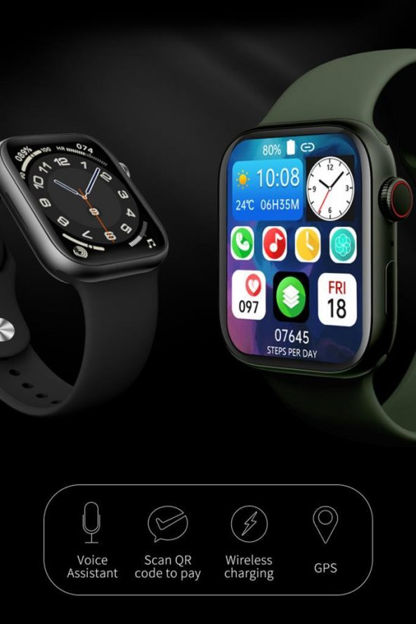 Dt300 Pro Smartwatch Ip67 Su Geçirmez Bluetooth Çağrı Özellikli Akıllı Saat Pembe - Ek Renkli Kordon - 2