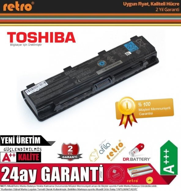 Toshiba Satellite C45D C45D-A C45Dt C45Dt-A Notebook Bataryası Pili - Resim 2