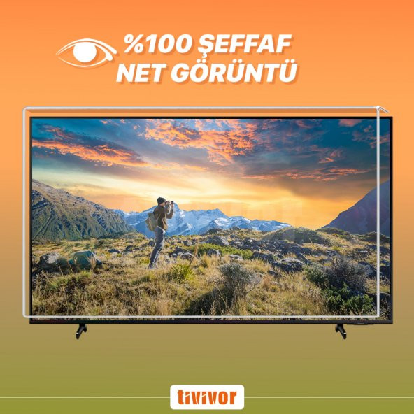 Tivivor Toshiba 49U7763DAT 49" inç (inch) 124 Ekran Tv Ekran Koruyucu - 6