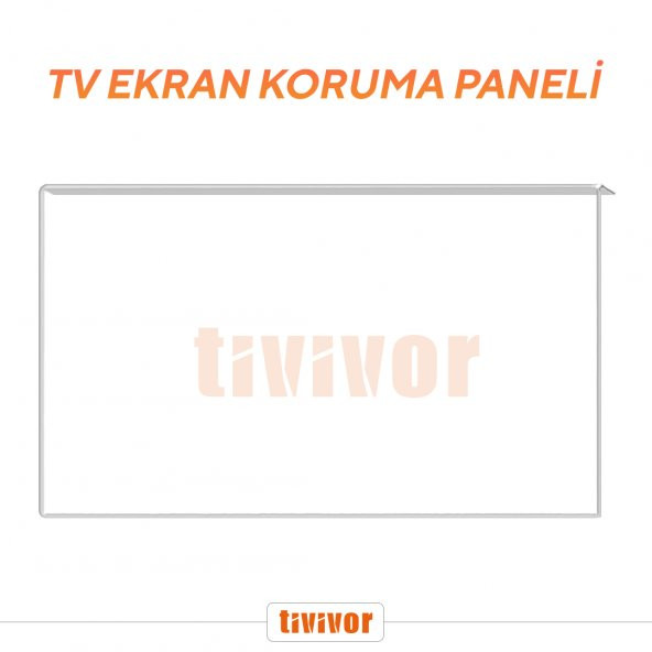 Tivivor Samsung UE-55RU7400 Tv Ekran Koruyucu / Ekran Koruma Paneli - Resim 2