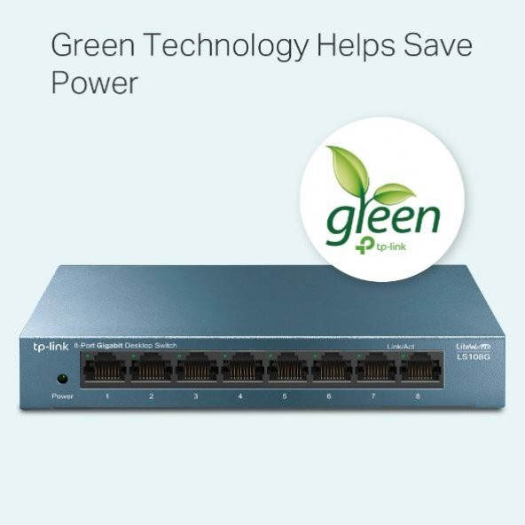 TL OMADA RR LS108G 8 PORT GIGABIT METAL SWITCH - 4