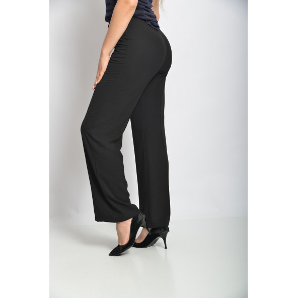 SORALLİNE KADIN YAZLIK PANTOLON 1699 SİYAH - 3