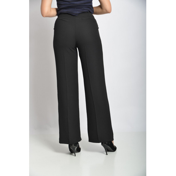 SORALLİNE KADIN YAZLIK PANTOLON 1699 SİYAH - 4