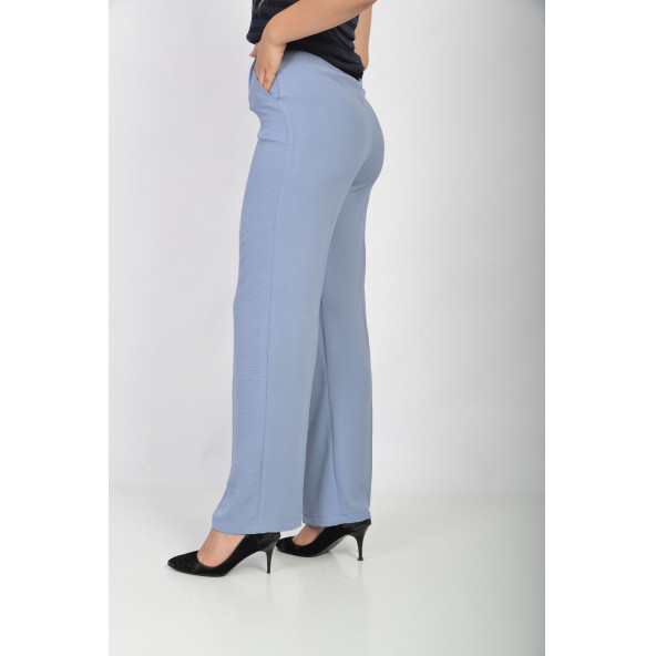 SORALLİNE KADIN YAZLIK PANTOLON 1699 MAVİ - 3