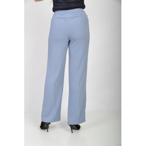 SORALLİNE KADIN YAZLIK PANTOLON 1699 MAVİ - 4