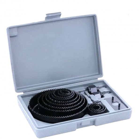 16 Parça Ahşap Buat Açma Panç Seti Takımı Ahşap Alçıpan Kartonpiyer Delme Panç Seti