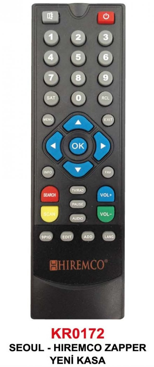 Swat SEOUL-HIREMCO ZAPPER YENİ KASA UYDU KUMANDA KR0172