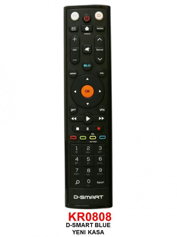 Swat DSMART BLUE UYDU KUMANDA KR0808