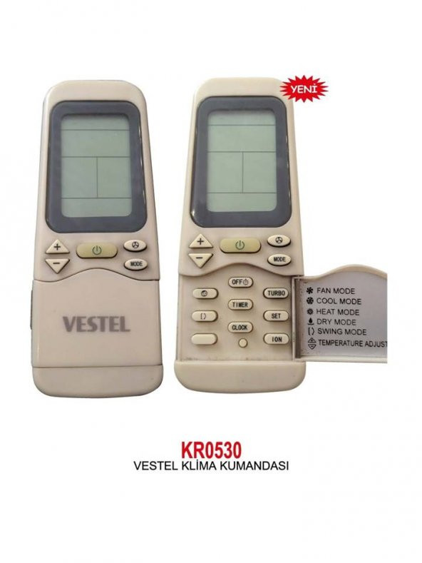 Swat VESTEL KLİMA KUMANDA KR0530