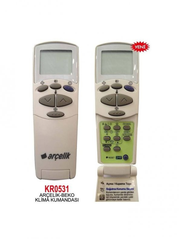 Swat ARÇELİK-BEKO KLİMA KUMANDA KR0531