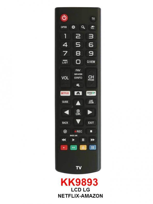 Swat LG (NETFLİX-AMAZON) LED TV KUMANDA KK9893