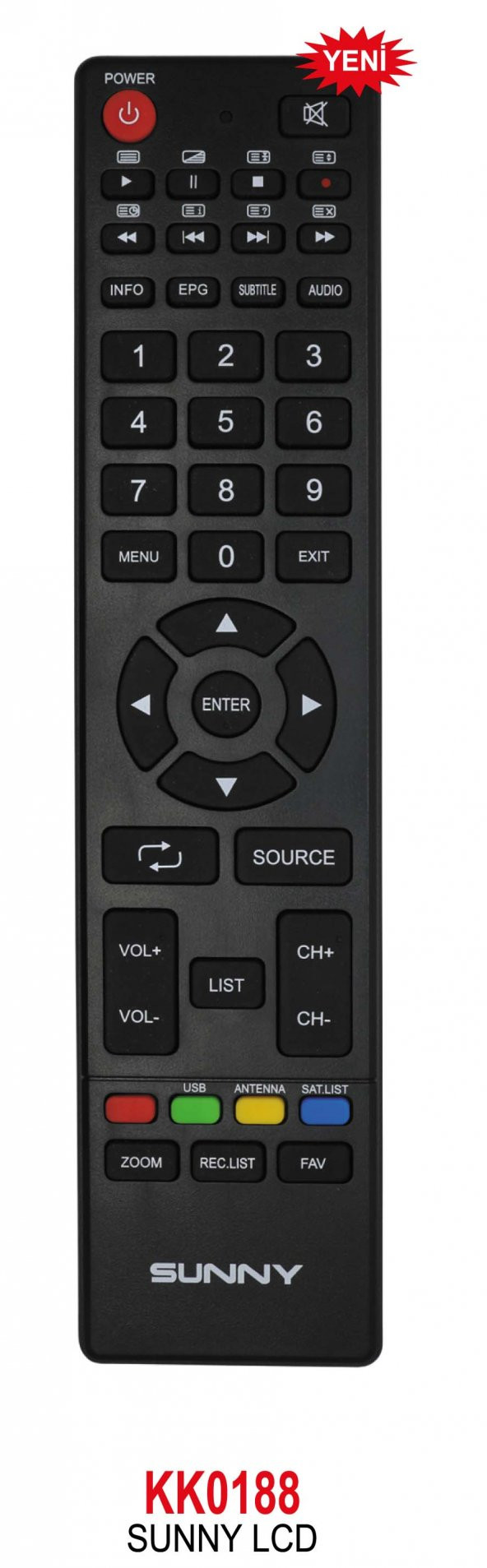 Swat SUNNY LCD KUMANDA KK0188 ürün görseli 1