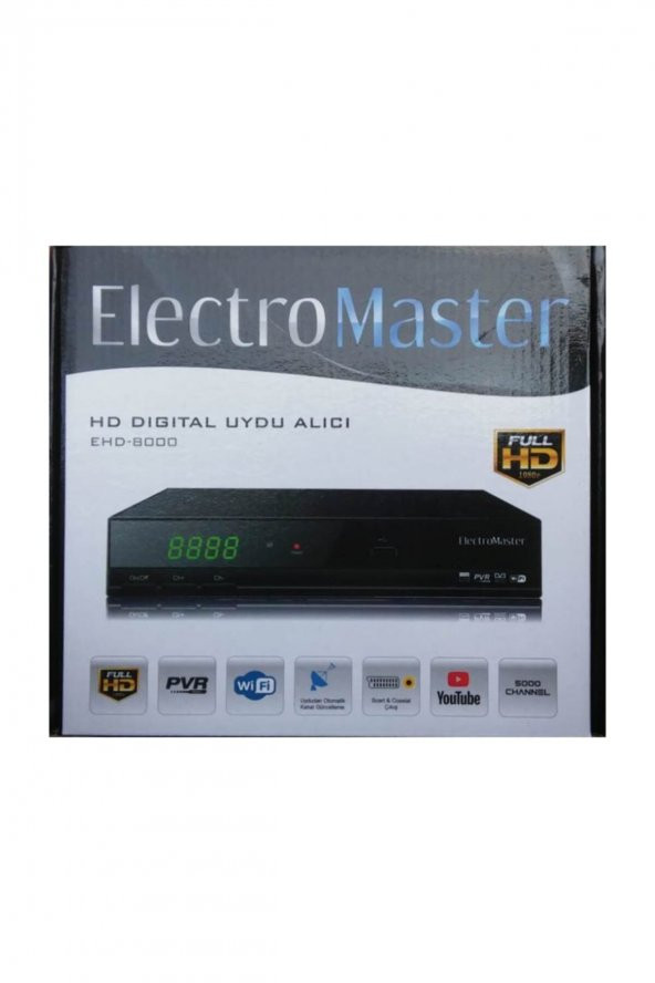 Electro Master Electromaster Hd Uydu Alıcı Ehd-8000