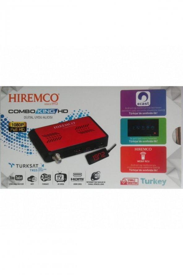 Hiremco Combo King Mini Full Hd Uydu Alıcısı