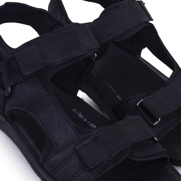 Polaris Skecha Cırtlı Yazlık Terletmeyen Erkek Sandalet - 4