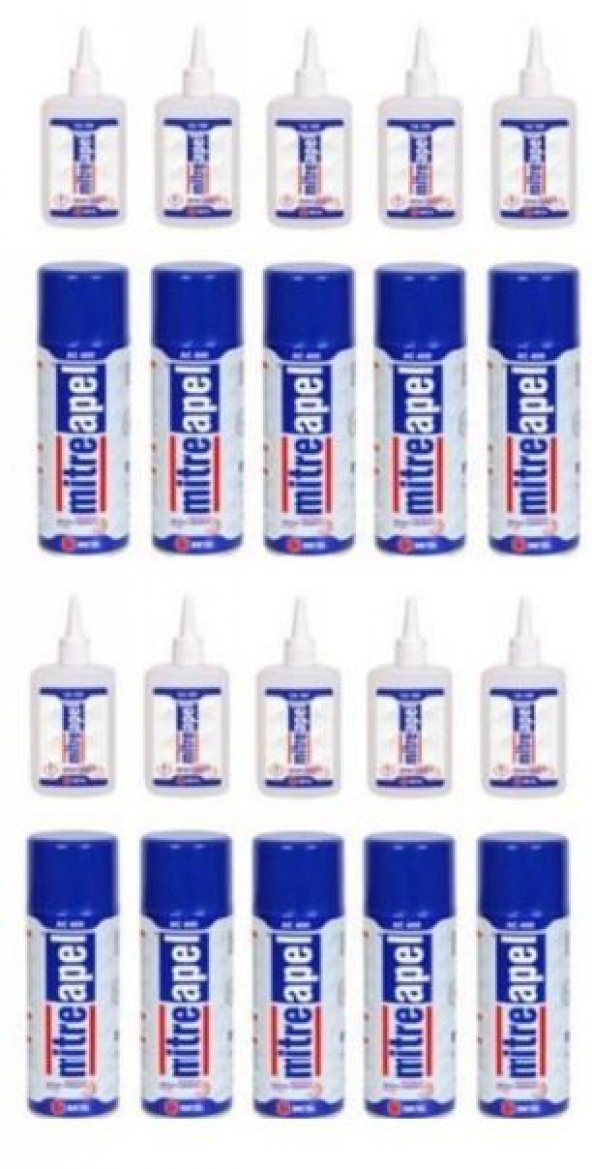 MİTREAPEL 400 ML HIZLI YAPIŞTIRICI 10 ADET
